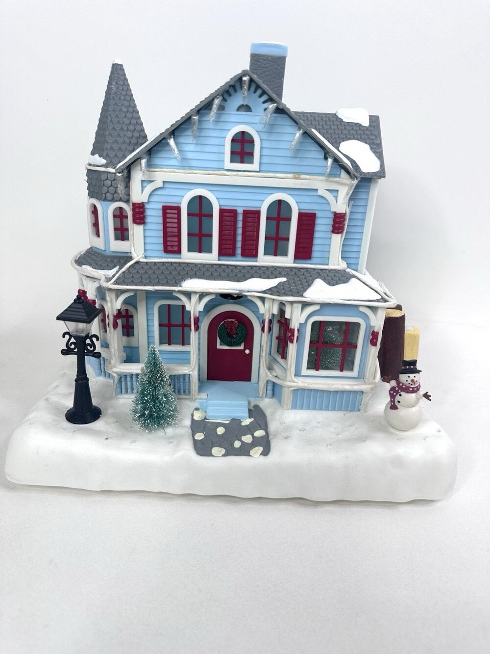 2001 Avon Holiday Splendor Lighted Fiber Optic House Christmas